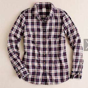 J. Crew The Perfect Shirt in Plaid